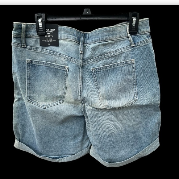 BRAND NEW VERA WANG AUTHENTIC STRETCH DENIM SHORTS - Picture 1 of 5